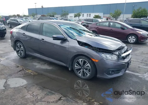 2017 Honda Civic Ex-L from USA, damaged, VIN 19XFC1F72HE212669